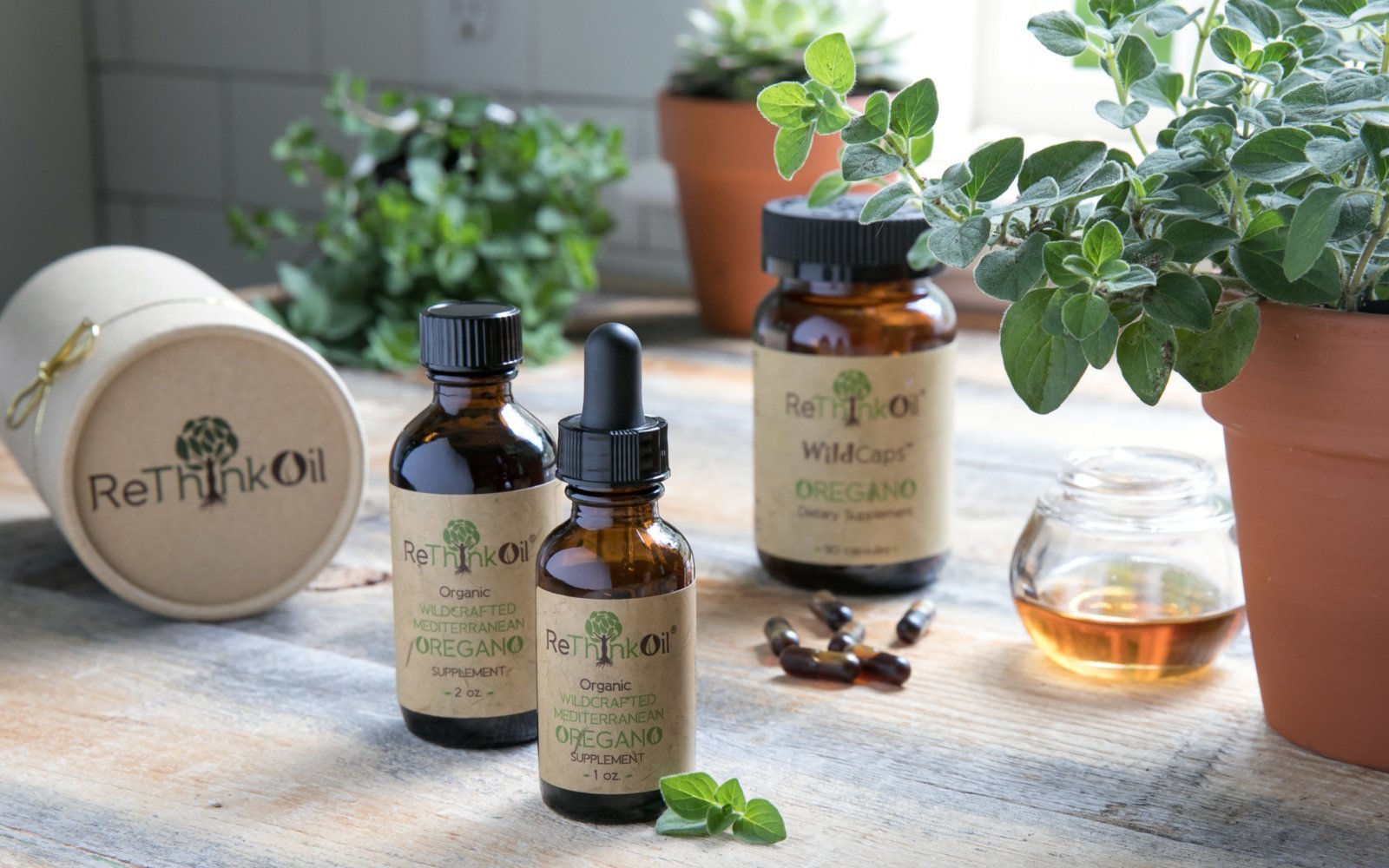 ReThinkOil Wild Mediterranean Oregano Oil Origanum Minutiflorum